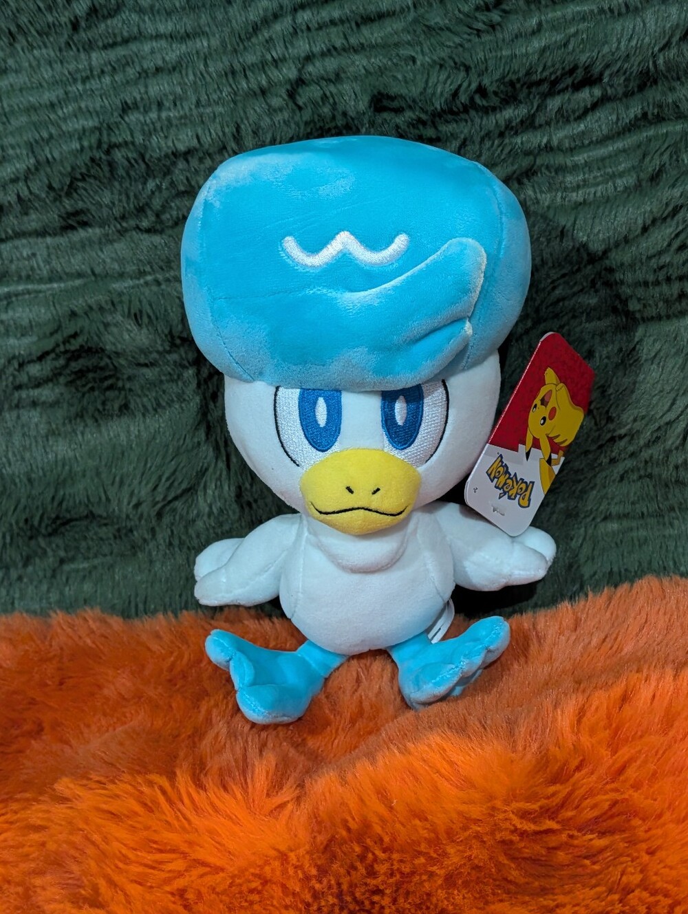 Brand New Authentic 2026 Pokemon Jazwares Quaxly 8 Inch Plush Stuffed Animal Toy